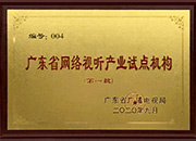 广东省网络视听产业试点机构